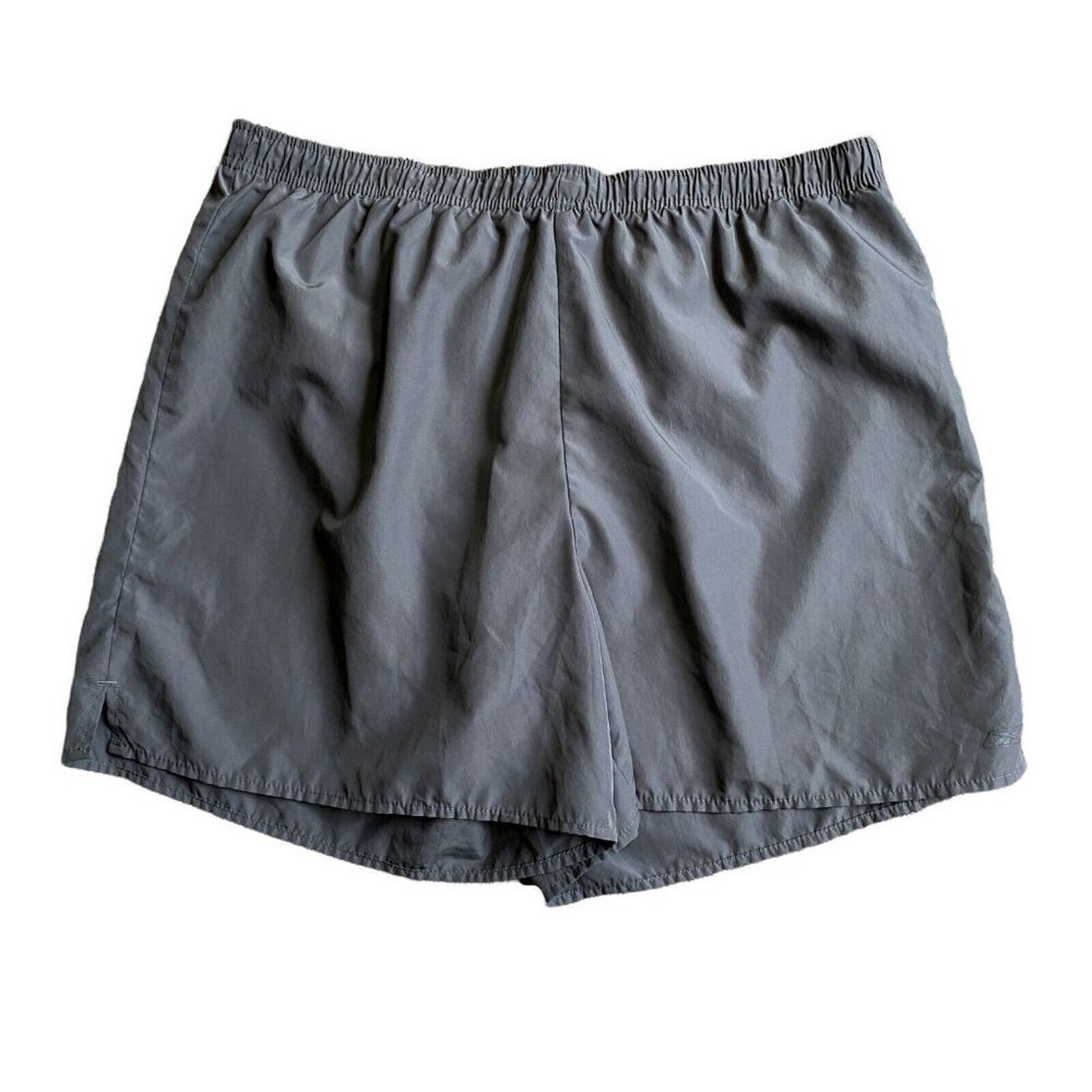 Reebok Runner Shorts Mens Extra Large Gray Elastic Waist Drawstrings Lined Slit